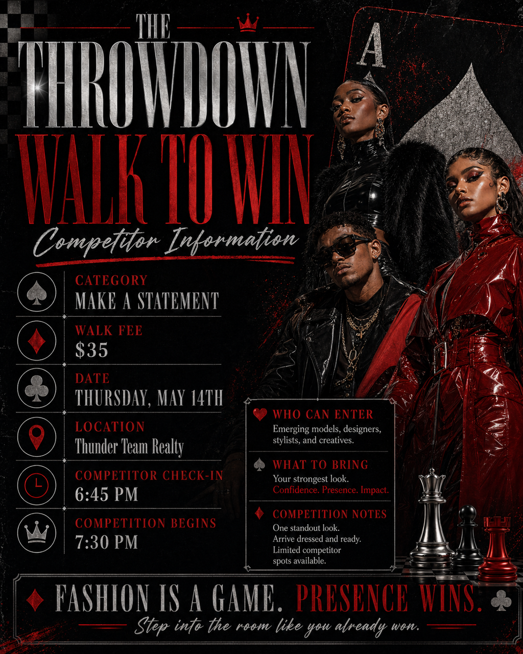 Competitor Registration - THE THROWDOWN: WALK TO WIN